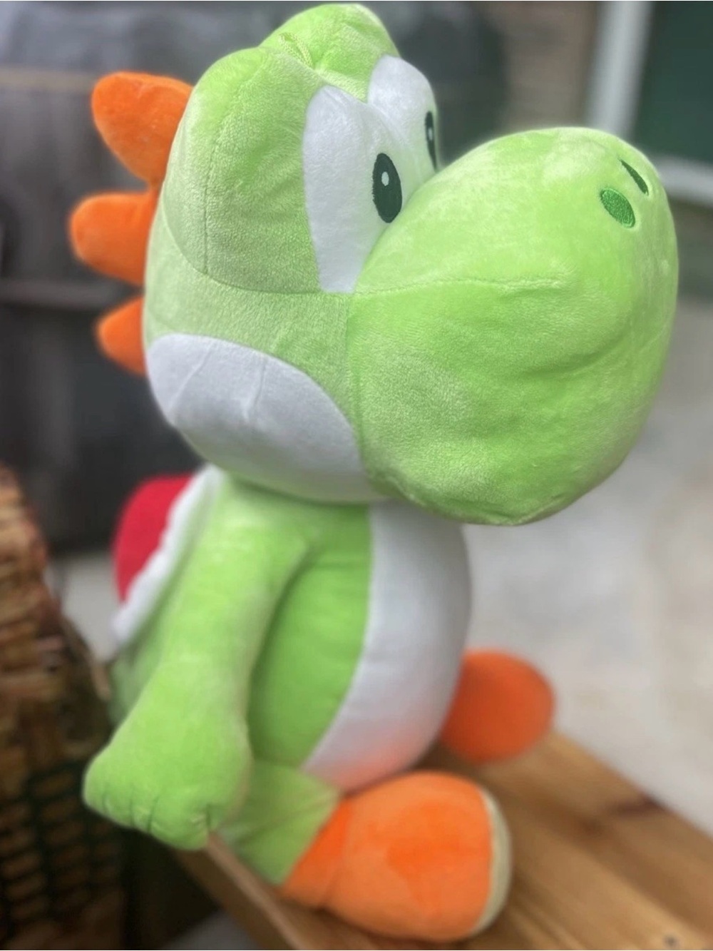 Yoshi Super Mario Nintendo Plush RARE 22" Large Stuffed Yoshi
